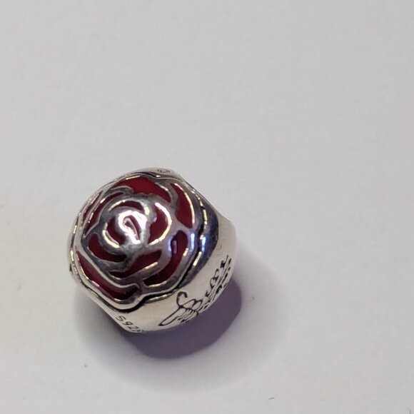 PANDORA Disney Belle's Enchanted Rose Charm - Picture 4 of 10